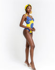 ENANG YELLOW one-piece swimsuit