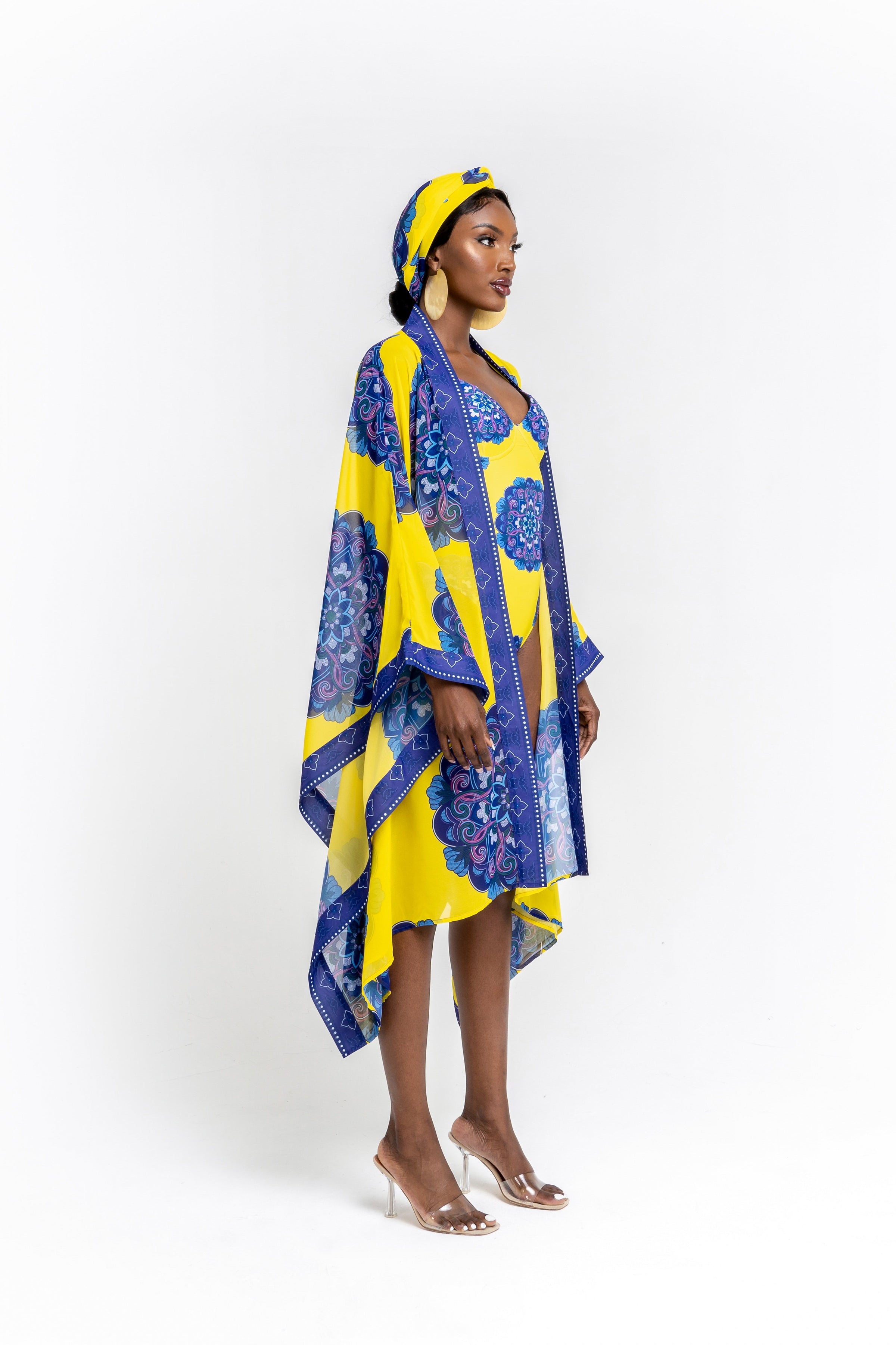 ENANG YELLOW KIMONO / COVER UP